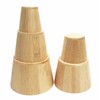 Craftplay Stacking & sorting cups | Bamboo | Set of