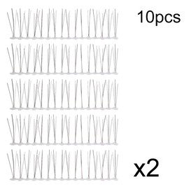 10Pcs 30cm Stainless Steel Anti Bird Spike Outdoor Bird Repellent Bird Spikes Tool