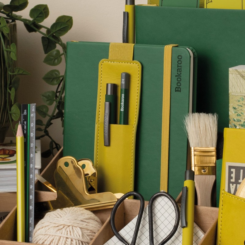 IF Bookaroo Chartreuse Pencil Case, light green, Modern