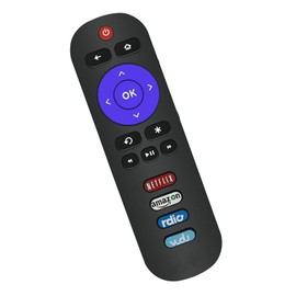 Remote Control Compatible with All TCL Roku TV - No Setup Required