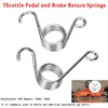 Go Kart Brake Throttle Pedals with Automotive Steering Wheels,71" Cable