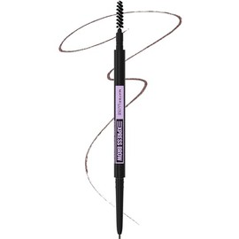 Maybelline Express Brow Ultra Slim Eyebrow Makeup, Brow Pencil with Precision Tip and Spoolie for Defined Eyebrows, Medium Brown, 1 Count