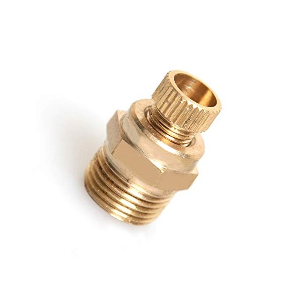 BE-TOOL Compressor Drain Valve, 2 Pieces Drain Valve, Brass Tone