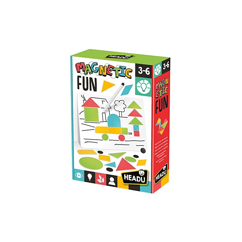 HEADU | Magnetic Fun - 48 geometric shapes to make