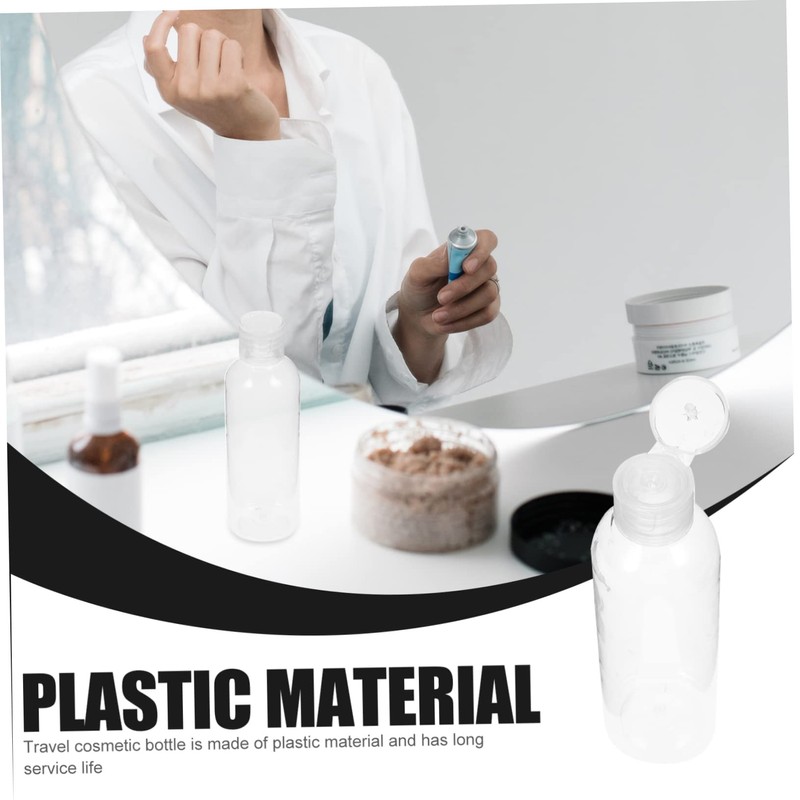 NOLITOY Travel Size Toiletry Bottles Set 10 Pcs Plastic Refillable