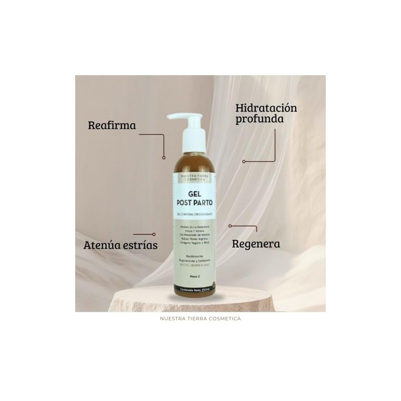 Gel Post Parto Efecto Vientre Plano 250ml