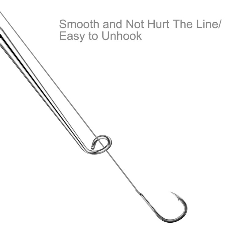 Fish Hook Remover, 2pcs Fishing Hook Quick Removal Device, Security