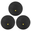 Futihana 3Pcs Squash Ball One-Yellow-Dot Low Speed Sports Professional Player