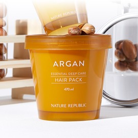 NATURE REPUBLIC Argan Essential Deep Care Hair Pack 470ml - Hair Pack 470ml
