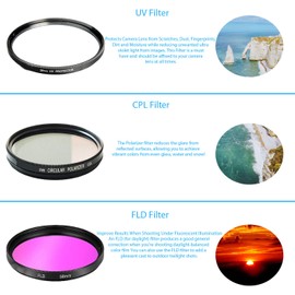 Commander Optics Photo Essential Starter Kit for 49MM Canon DSLR Cameras Canon EOS M50, M100, M200, M6, M5 w/15-45mm Lens