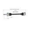 GSP NCV10237 CV Axle Shaft Assembly - Left or Right
