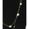 Ann Taylor Loft Outlet Necklace Gold Tone Double Strand Pearls