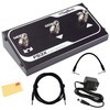 DigiTech FS3X 3-Button Footswitch Bundle with Power Supply, Guitar Cable,