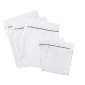 OCENYU Laundry Net Set, Square Shape, 6 Pieces, M: 19.7 x 15.7 x 11.8 inches (50 x 40 x 3 cm), S 15.7 x 11.8 inches (40 x 30 x 3 cm), Laundry Bag, Durable, Honeycomb Structure, Mesh, Fine Mesh, Coarse Mesh, Suitable for Coats, Sweaters, T-shirts, Bras, e