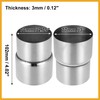 Partuto 2.75" ID to 3" ID Stainless Steel Car Exhaust