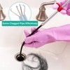 BUXIMN 2.95Ft Drain Clog Remover, Snake Drain Clog Removal Tool