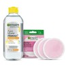 Kit Garnier Agua Micelar Express Aclara 400ml +3 Ecopads