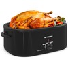 28 Quart Electric Roaster Oven with Visible & Self-Basting Lid,