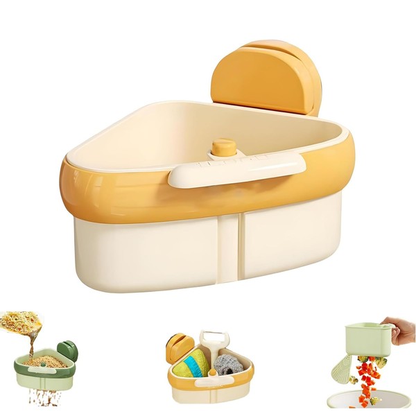 Sink Strainer Basket,2025 New Upgraded Suction Cup Press Sink Drainer