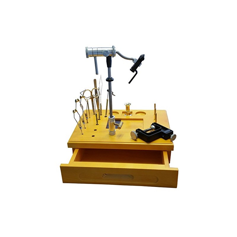 Wooden Fly Tying Kit Ez Vise (Z791B)