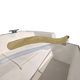 SavvyCraft Waterproof Tiller Cover 36", Heavy Duty Solution-Dyed 600D Fade-Resistant Sailboat Tiller Cover, UV Protection Weather-Resistant Slip-on Tiller Cover Beige Color