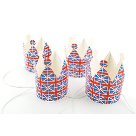 On The Wall Cute British Street and Garden Party Miniature Crowns - Queens Jubilee, Street Party, Eurovision, Birthday, Christmas, New Year Party Crowns