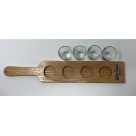 unbranded Blue Chair Bay Premium Rum 4X  Shot Glasses & Tray Set Inspired By Kenny Chesney
