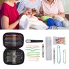 100Pcs/Set Sweater Knitting Tool 22 Metal Crochet Set Needles Sewing