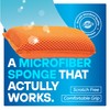 SCRUBIT Reusable Sponges for Dishes - 12 Pack Microfiber Sponges
