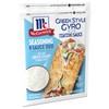 McCormick Greek Style Gyro Seasoning with Tzatziki Sauce Mix, 1.5