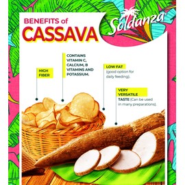 Soldanza Yuca/Cassava Chips, 1.59 Oz (Pack of 24)