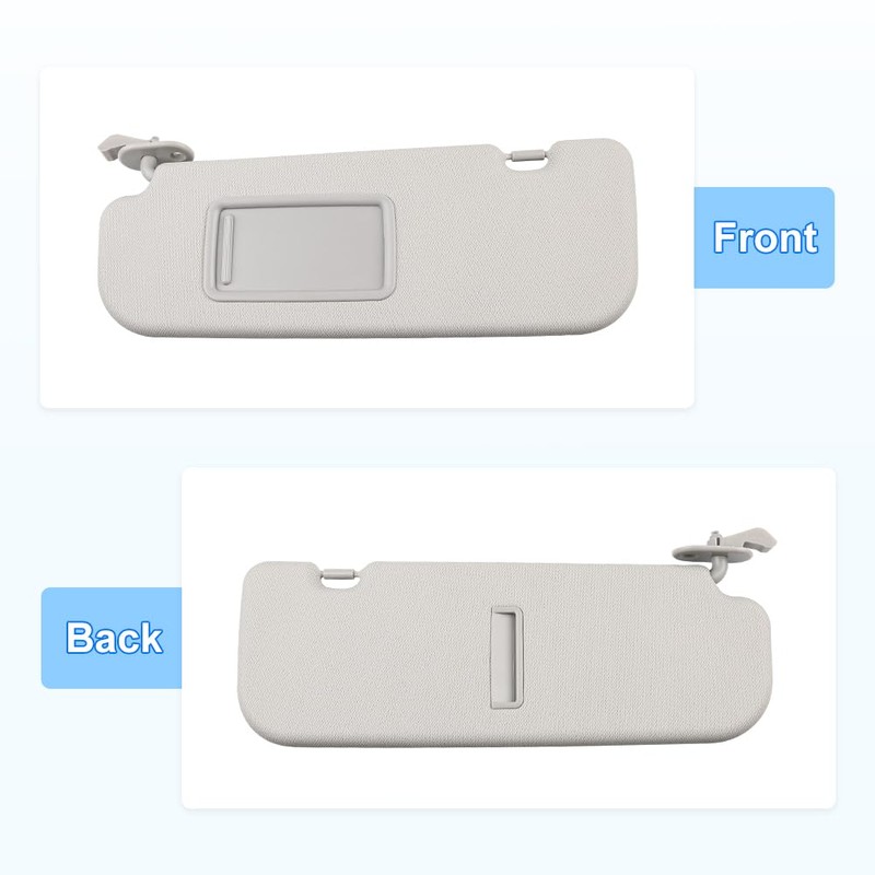 JDMON Left Driver Side Sun Visor Compatible with Hyundai Veloster