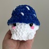 Chonky mushroom crochet handmade amigurumi cute plushie - Color: Yellow