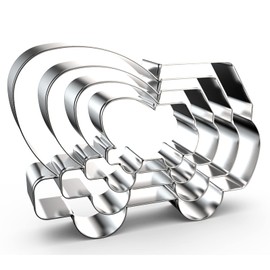 Cement Mixer Truck Cookie Cutter Set - 5 Inch, 4 Inch, 3 Inch, 2 Inch - 4 Piece Construction Truck Vehicles/Machines Cookie Cutters Shapes - Stainelss Steel