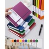 Dynta Hardcover Journal Notebooks, 10 Packs A5 Lined Journals Bulk