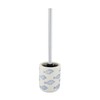 Wenko Aquamarin Toilet Brush Holder, Ceramic, Beige, 10 x 40