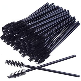 Set de 50 Cepillo Cejas Desechable Cepillos de Pestañas Cepillo de Pestañas Disposable Eyeshadow Brushes Desechable Cepillos de Pestañas Para Pestañas
