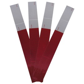 Blazer International B280RW Red/White Conspicuity Strips 18", 4 Pack