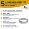 OCS Parts – Oetiker Ear Clamps 167 Series, 304 Stainless