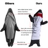 Shamdon Home Collection Shark Blanket for Adults Child, Wearable Shark