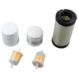 Filter Kit for Kubota B BX Z D Series BX24 BX25 Tractors Rep for Kubota Oil Filter HH150-32094 70000-15241 HHK20-36990 Air Filter K1211-82320 K2581-82311 6A10082630 Fuel Filter 12581-43012 12581-43010