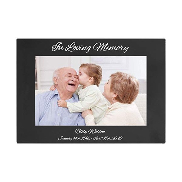 in Loving Memory Engraved Anodized Aluminum Hanging/Tabletop Personalized Remembrance Custom