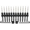 FTG USA 12 Pc #6 (9/64") Countersink Drill Bit Set