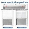 COLORPAPA 2 Pack Shed Windows,12" x 18" Small Sliding Windows,Flush