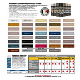 SM Arnold Refinishing Spray Paint - SKY BLUE 11 Oz. - For Leather, Carpet, Vinyl, Metal, Plastic, Polycarbonate, Polypropylene, Acrylic, Lexan, Fiberglass | Pro Grade Aerosol Refinisher