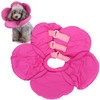 Dog Protective Collar Adjustable Pet Wound Recovery Flower Shape Neck