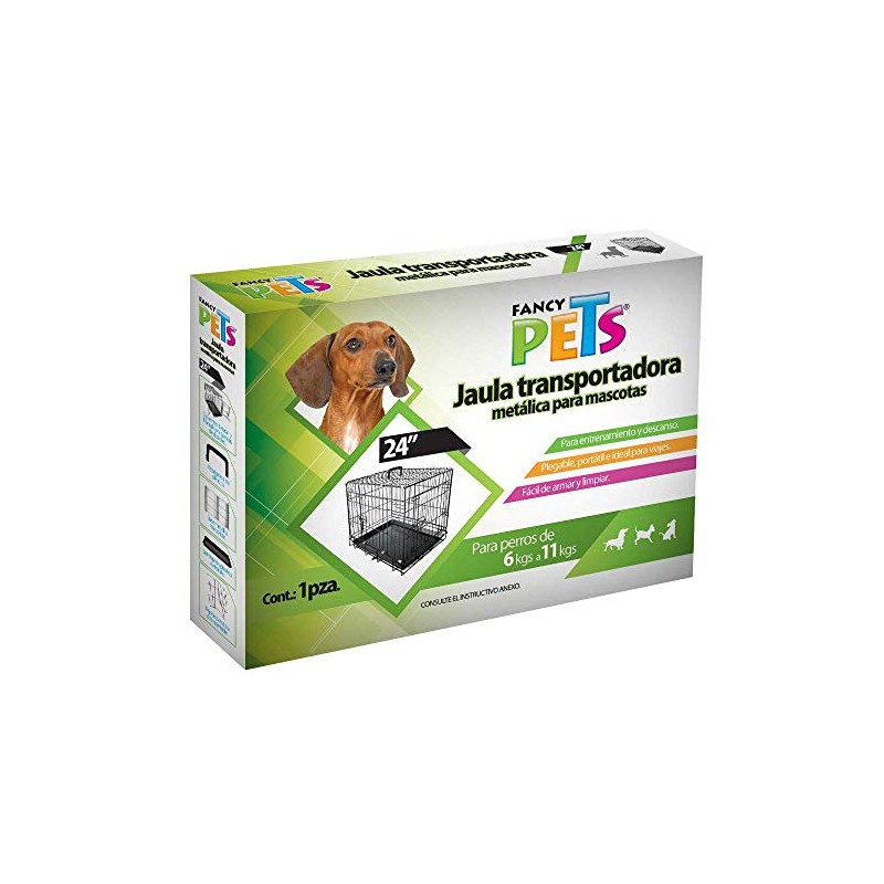 Fancy Pets Jaula Met Plegable para Mascota, 24