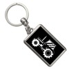Tractor Keyring Village Simple Pendant for Key Chain Quick Recognition
