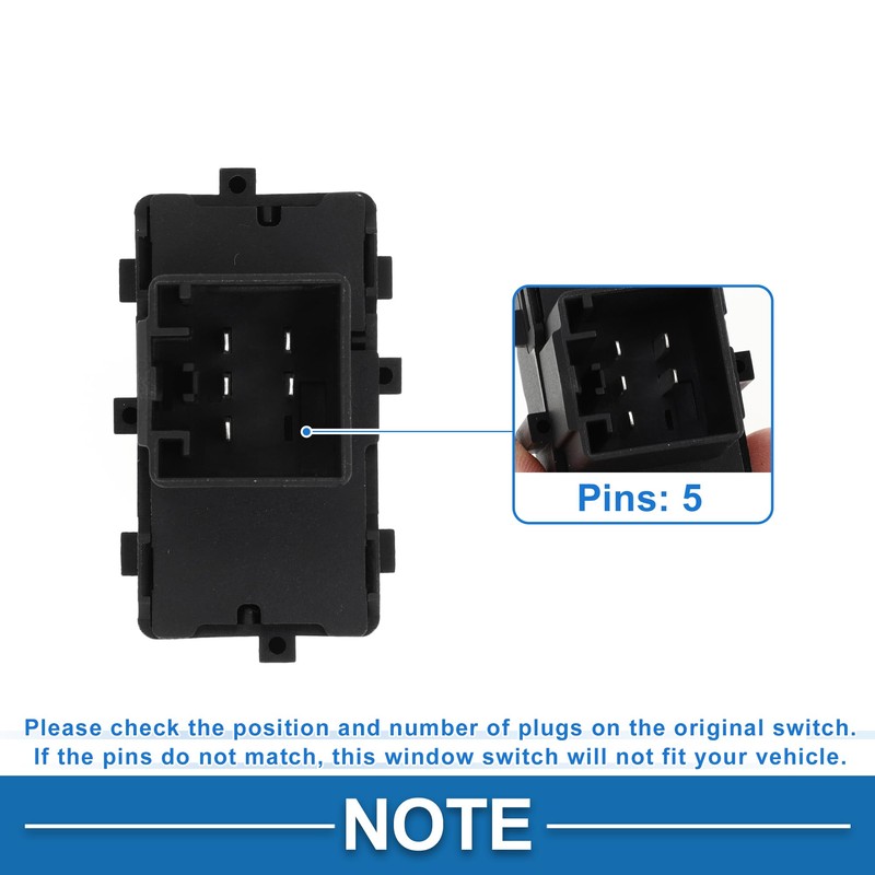 A ABSOPRO Power Window Switch No.8L8Z14529AB Front Passenger Side Window