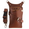 GLASS FROG Scissor Case, 6 Pieces, PU Leather, Storage Capacity,